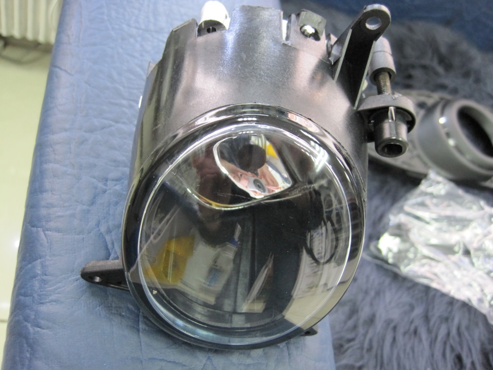 ПТФ на LANCER X (10), временный пост — KIA Rio (3G), 1,6 л, 2012 года ...