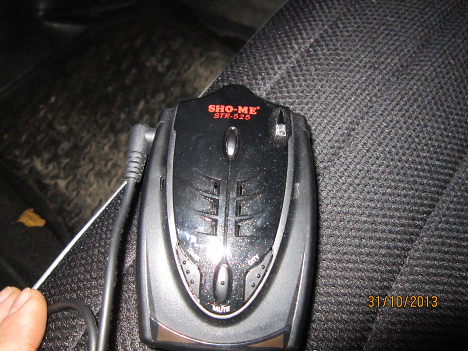 Радар-детектор Sho-Me STR-525 — Lada Приора седан, 1,6 л, 2009 года ...