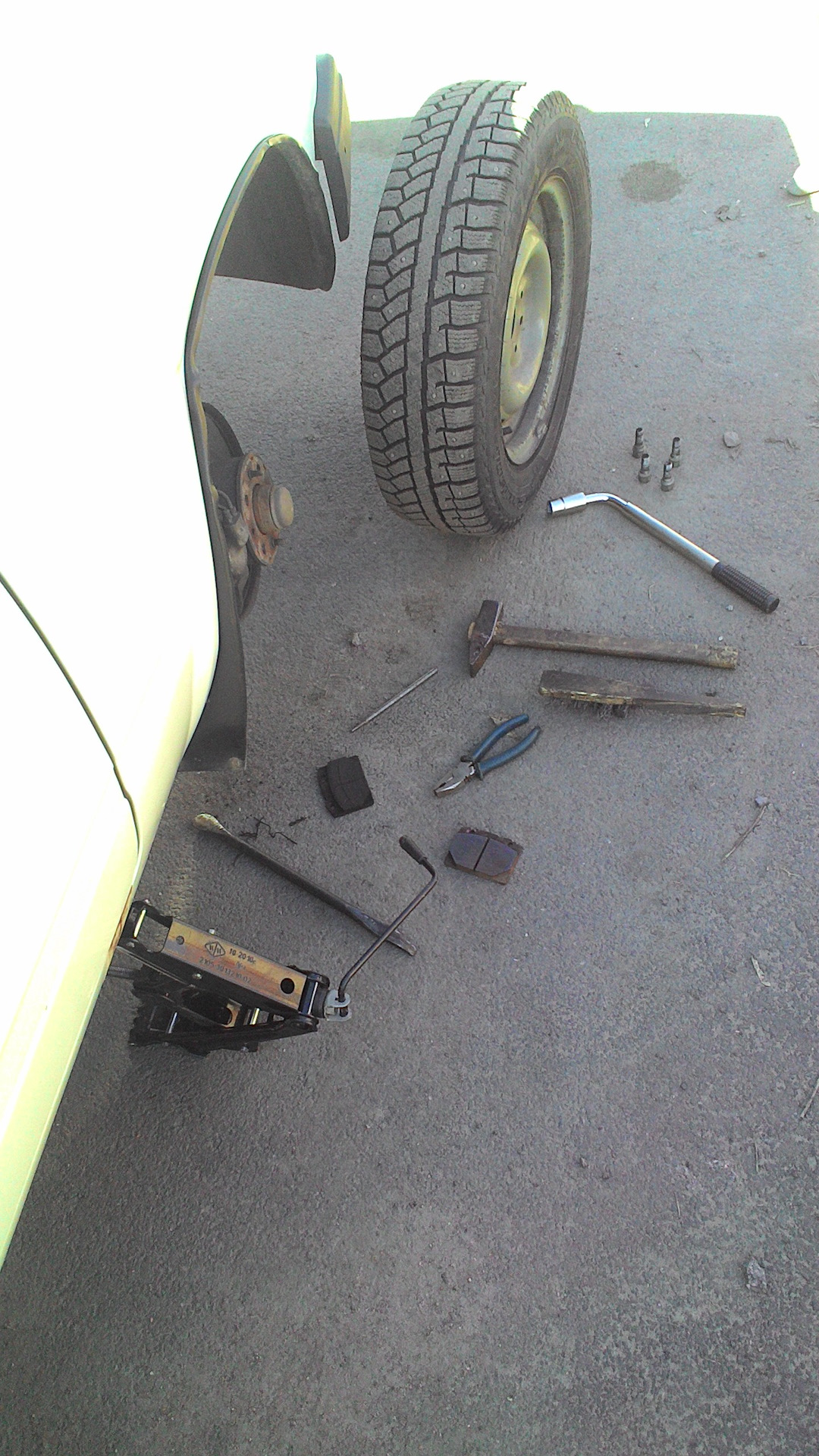 появился какой то хруст, при торможении — Lada 21074, 1,6 л, 2010 года ...