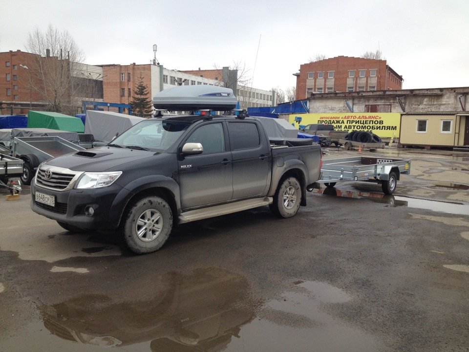 Фаркоп-прицеп — Toyota Hilux (7G), 2,5 л, 2013 года | другое | DRIVE2
