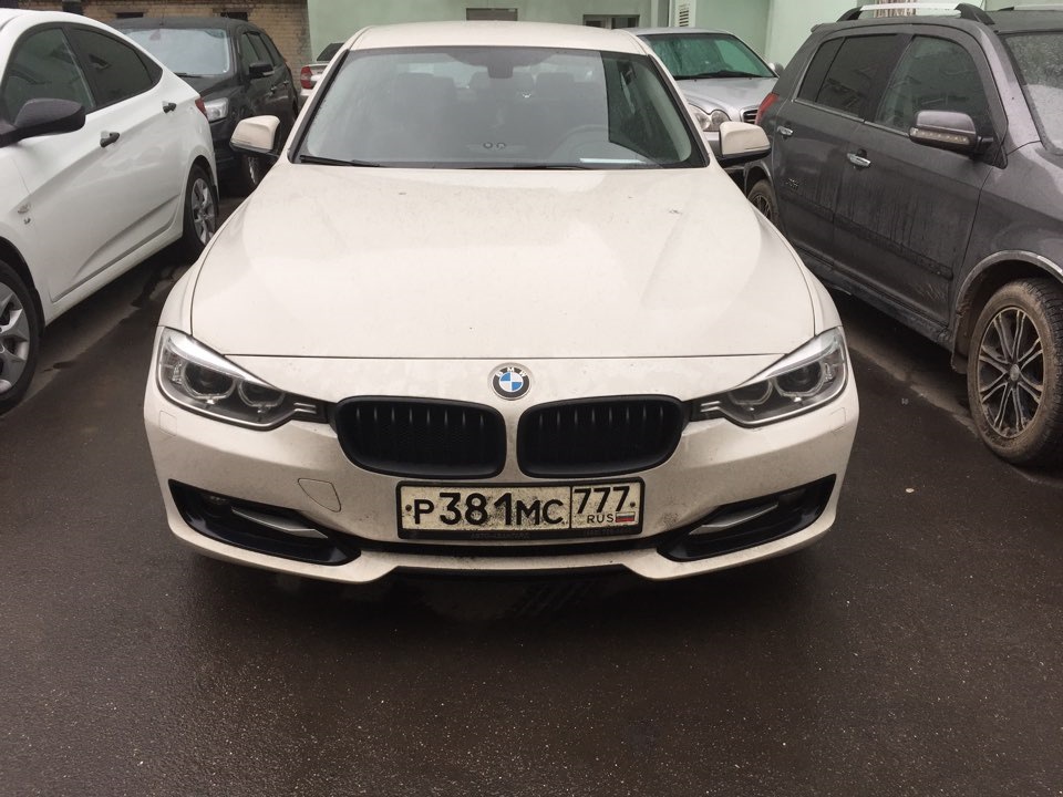 Белый перламутр БМВ f30