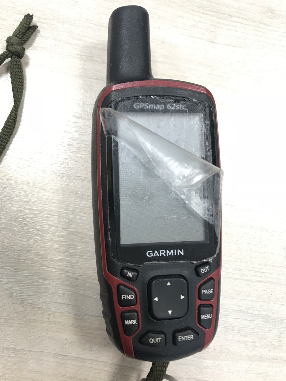 Пленка на Garmin 62stc своими руками — DRIVE2