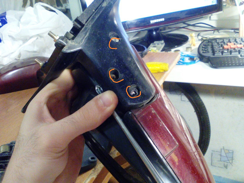 Разбор бокового зеркала заднего вида Civic V + фото [Part-I] — Honda ...