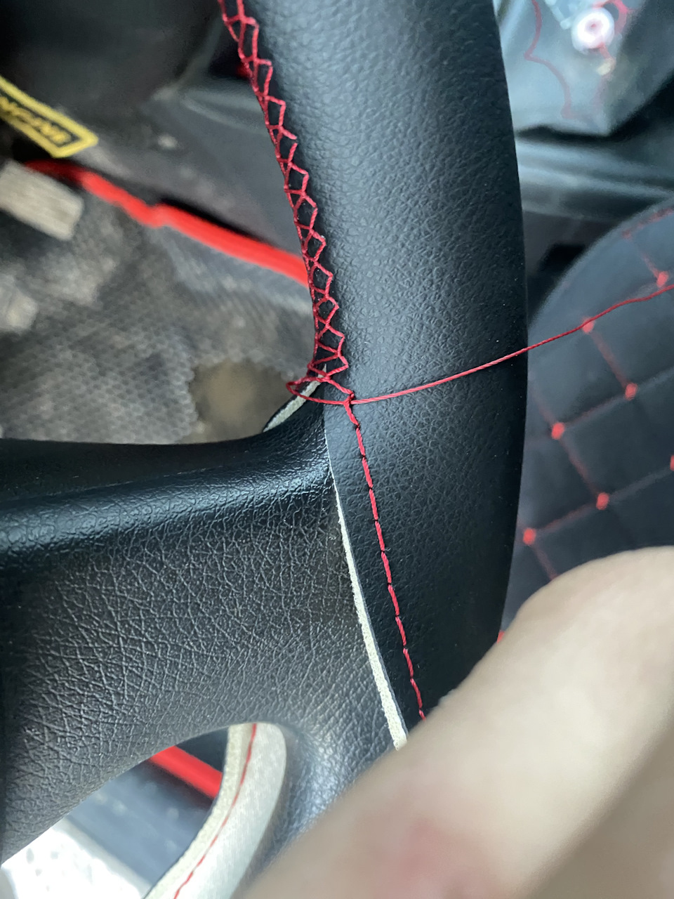 Установка оплетки на руль — Lada Гранта Лифтбек (2-е поколение), 1,6 л ...