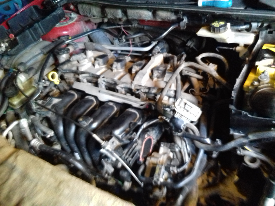 Замена датчика детонации. — Mazda 3 (1G) BK, 1,6 л, 2004 года | своими ...