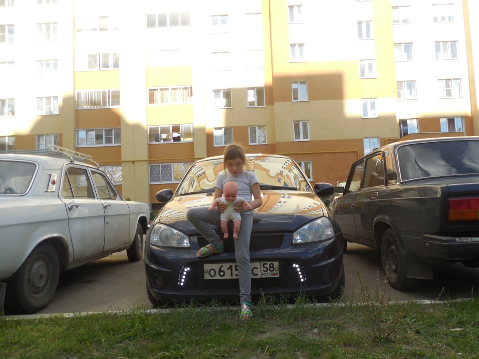 Установил ДХО! — Lada Калина Спорт (1G), 1,4 л, 2008 года | аксессуары ...