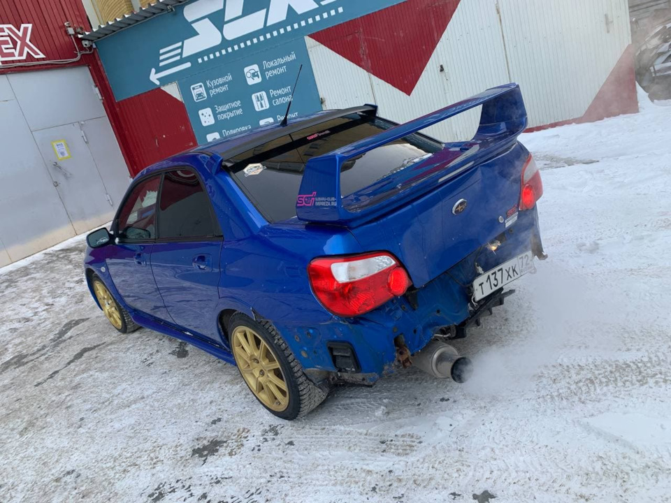 Именно в таком виде мы начали свой 2021 год — Subaru Impreza WRX STI (GD)