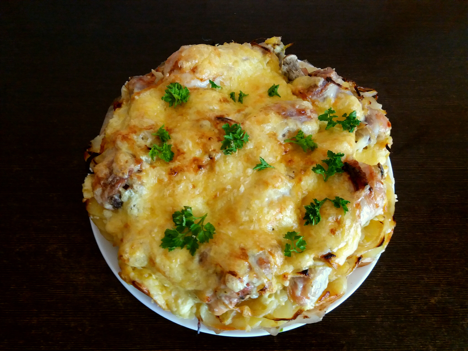 картошка в духовке с сыром фото