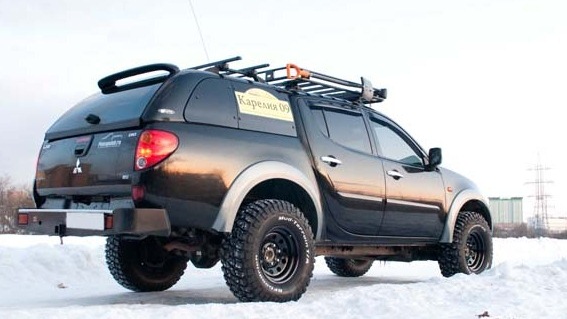 mitsubishi l200 33 колесах