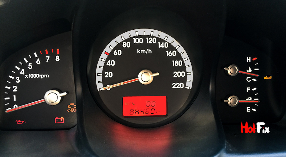 Kia Sportage 2. Замена подсветки приборной панели — HotFix на DRIVE2