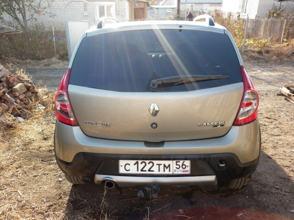 Фаркоп Рено (Renault) Sandero Stepway 2014-, Logan Stepway 2019- 1433-AN