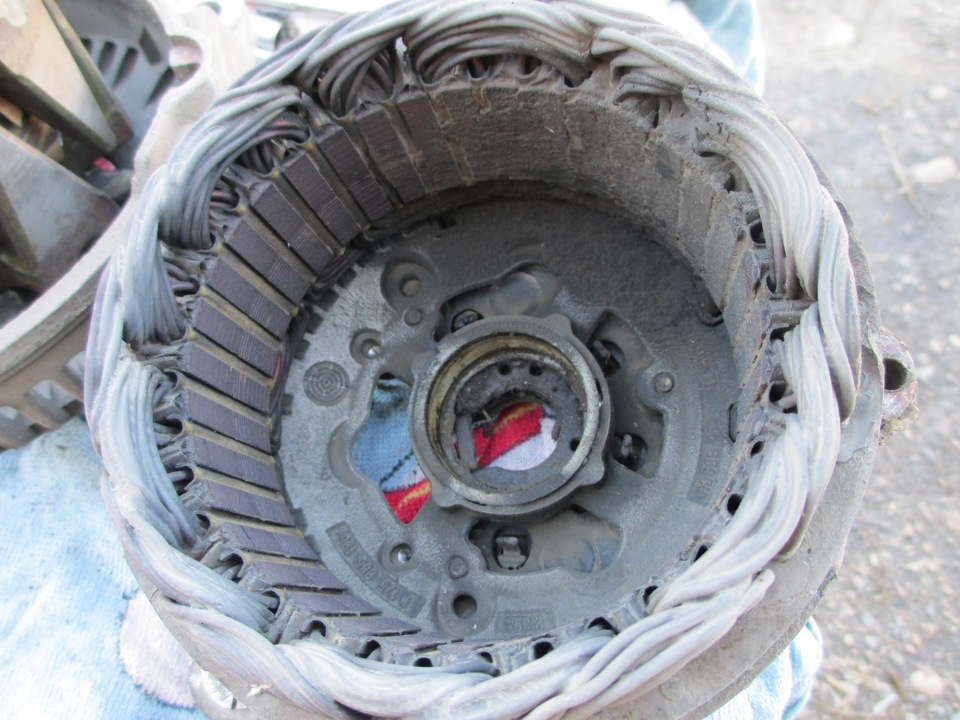 ревизия и ремонт генератора bosch 120A — Audi 100 Avant (C4), 2,6 л ...