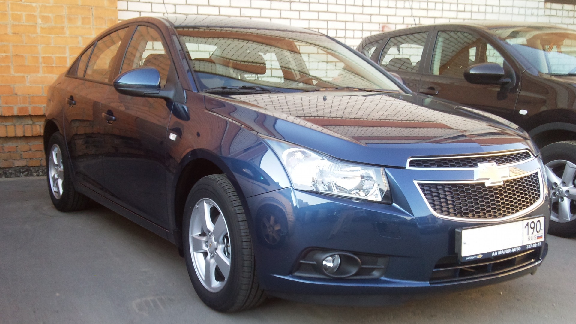 Chevrolet Cruze 2012 седан синий