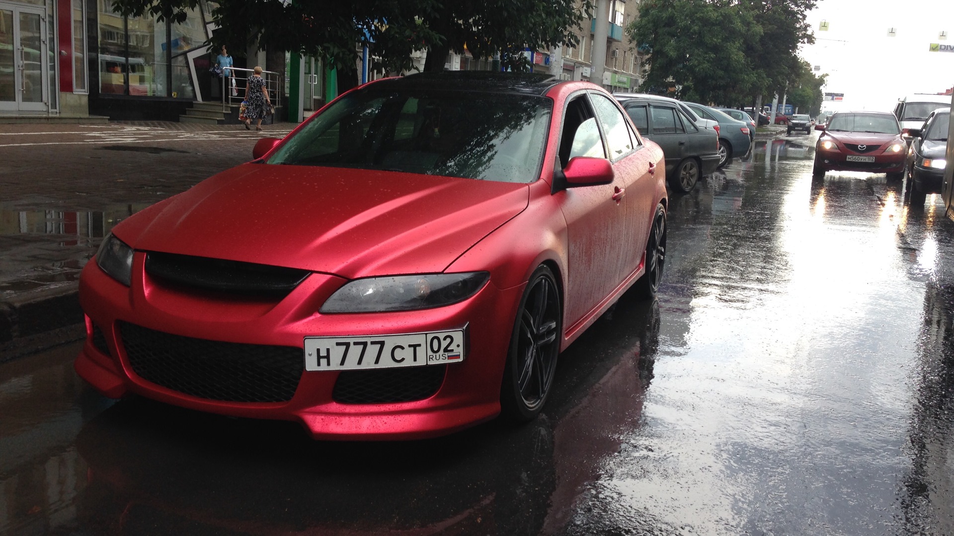 Mazda 6 матовый хром