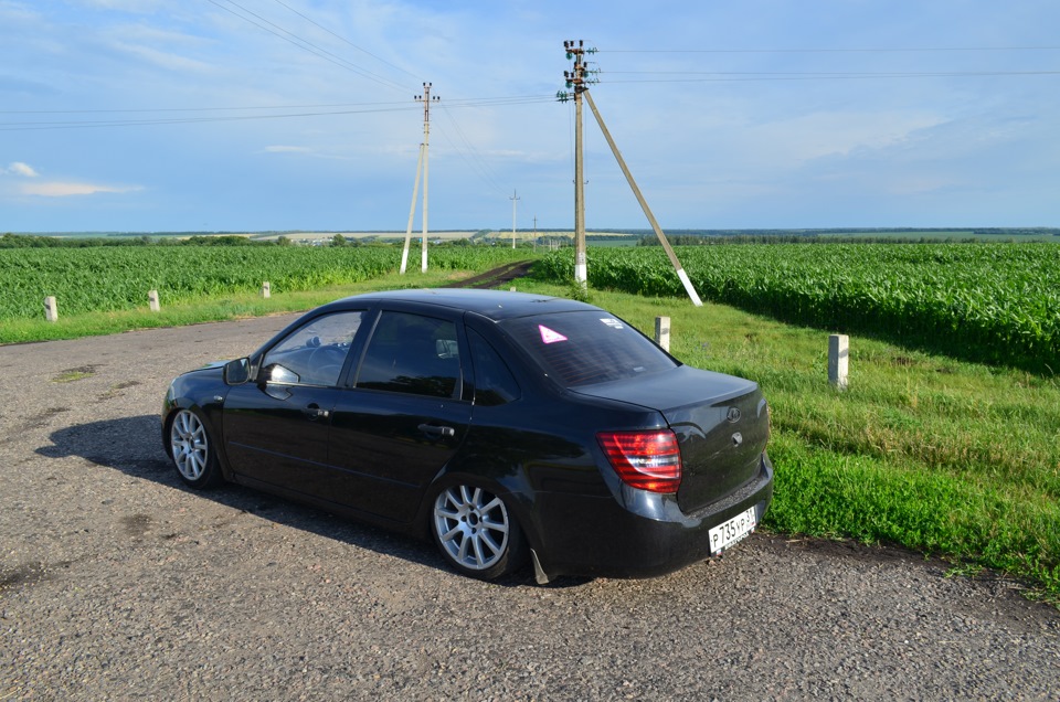 Гранта на пневмоподвеске