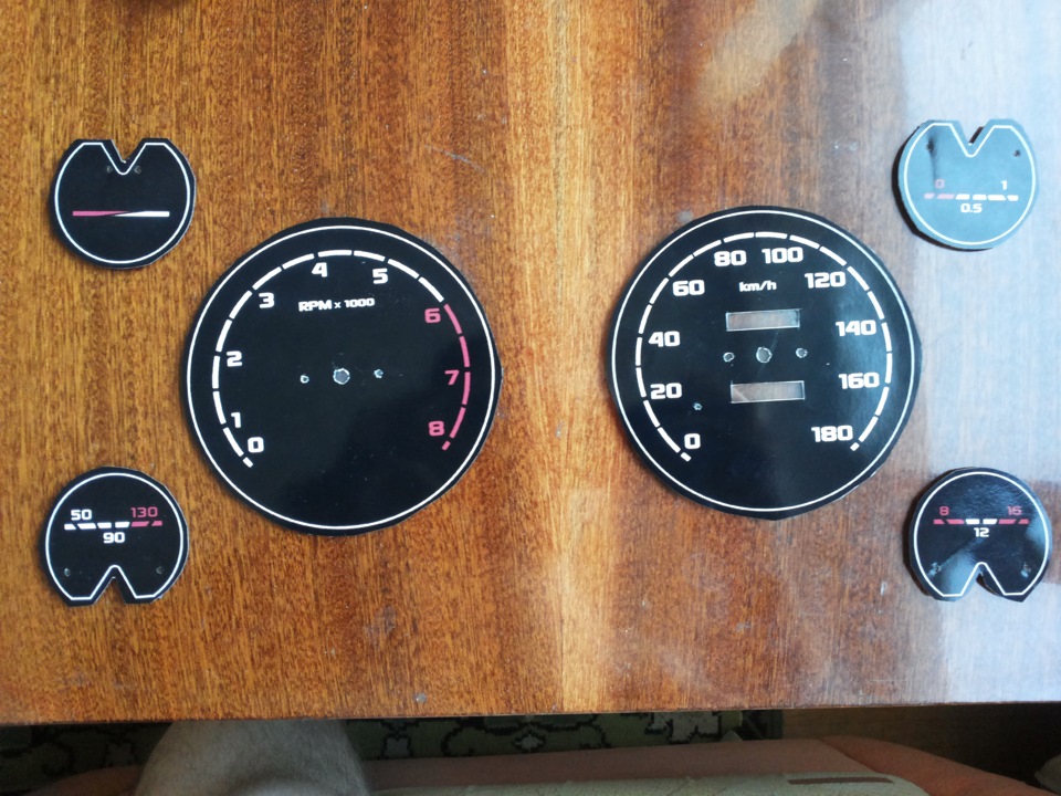 доработка панели приборов №2 — Lada 2107, 1,5 л, 1993 года | другое ...