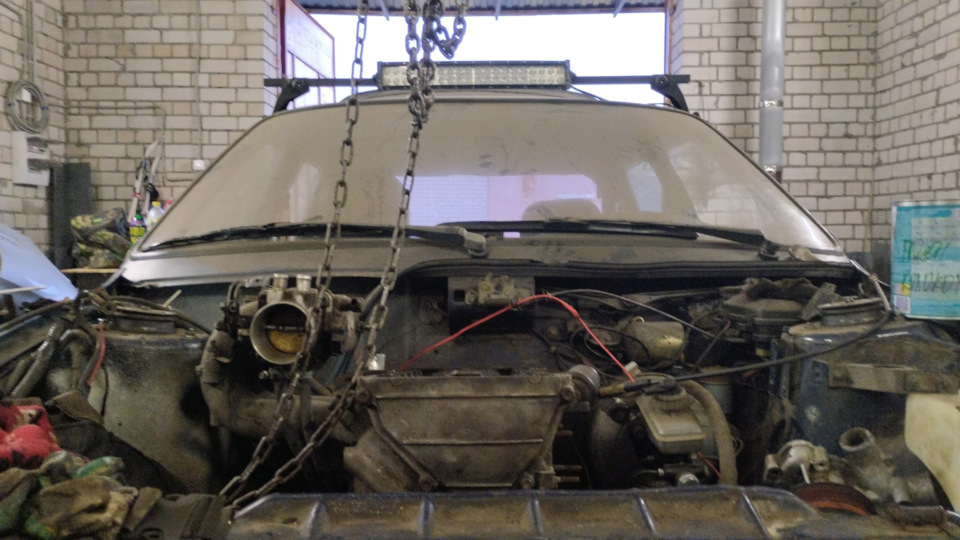 Окончательная примерка ЗМЗ 406 в иж оду и переделка подрамника — ИЖ ...