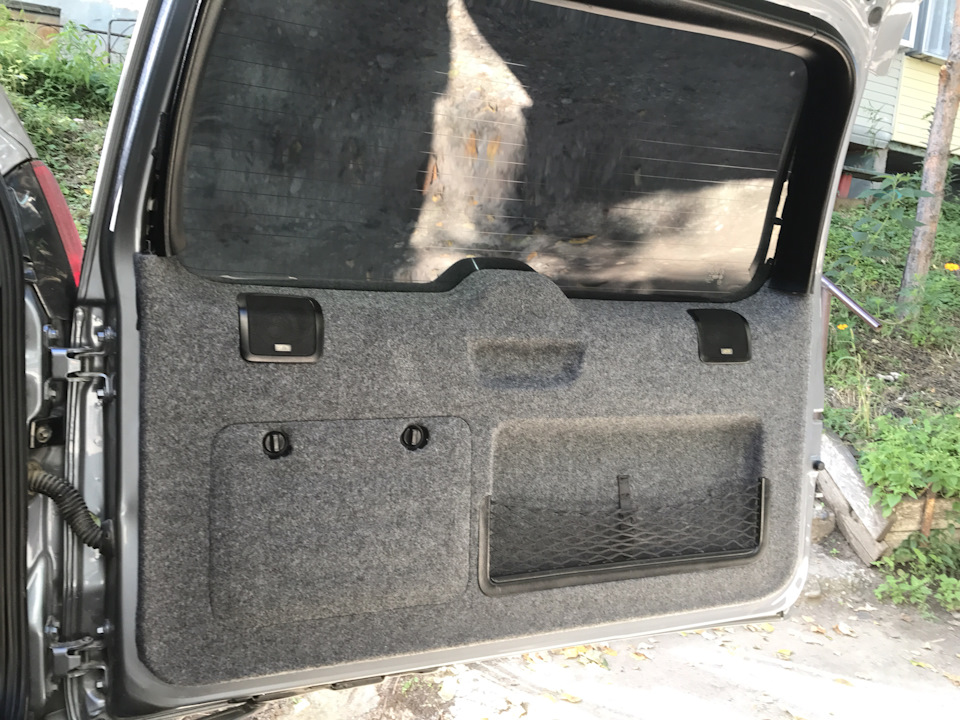 Обтяжка двери багажника Карпетом — Lexus GX (UZJ120), 4,7 л., 2004 года ...