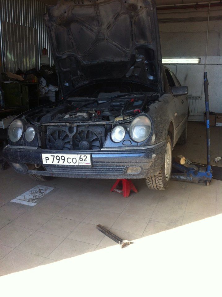Диагностика — Mercedes-Benz E-Class (W210), 3,2 л, 1997 года | визит на ...
