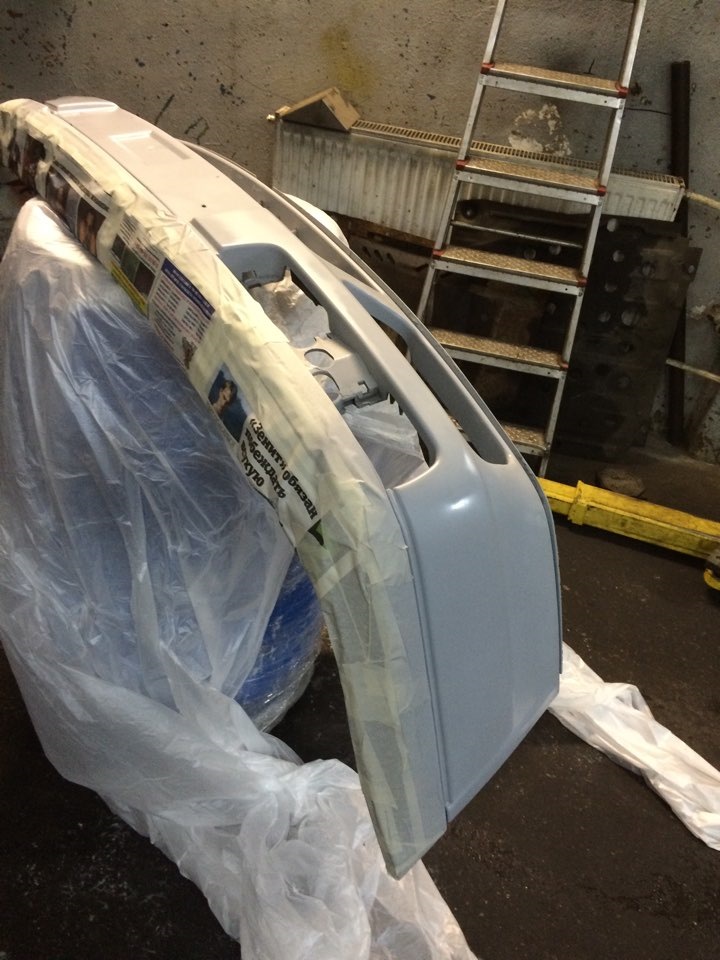 Красим бампер — Volkswagen Golf Mk3 GTI, 2 л, 1993 года | кузовной ...