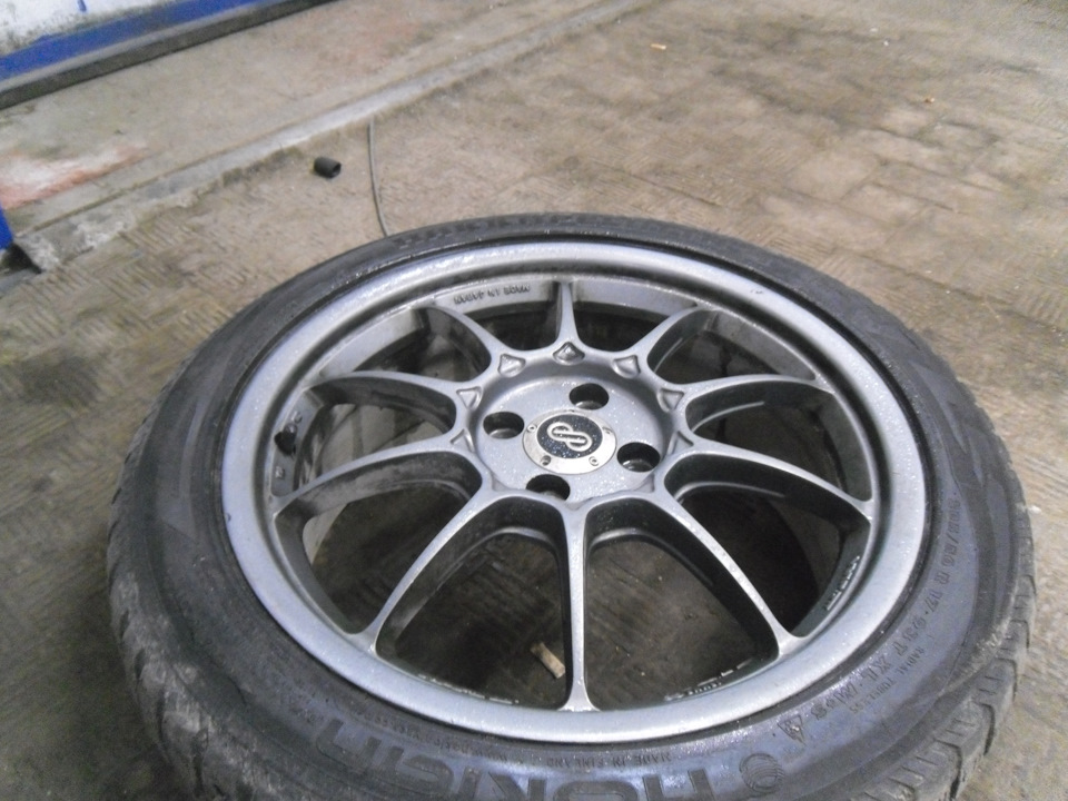 Продам 17 диски Enkei RPF1 Type II с резиной Бриджстоун Потенза ...