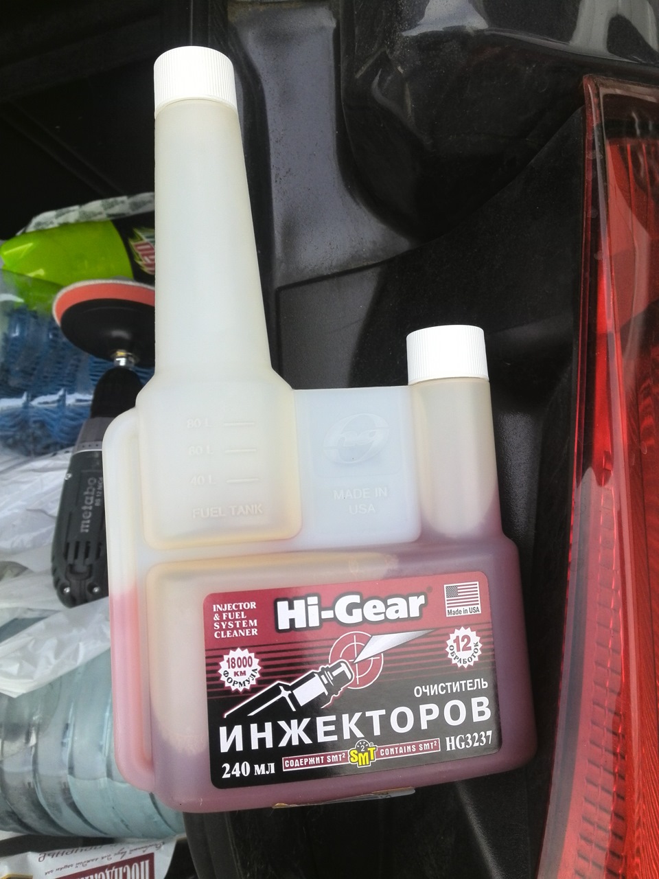 Hi-Gear 3237 очиститель инжектора — Ford Focus III Hatchback, 2 л, 2012 ...