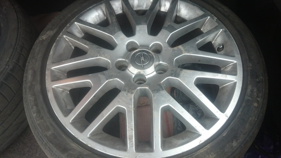 Диски R18 5x110 Opc line — Opel Vectra B, 2,6 л, 2001 года | колёсные ...