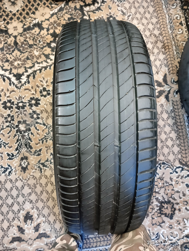 Шины летние Michelin 235/55 R18 на Opel Antara, Chevrolet Captiva (1G), Honda CR-V (RM), Skoda Kodiaq (1G), Volkswagen Tiguan (2G). Б/у | 55 000 ₽ в городе Рязань | DRIVE2