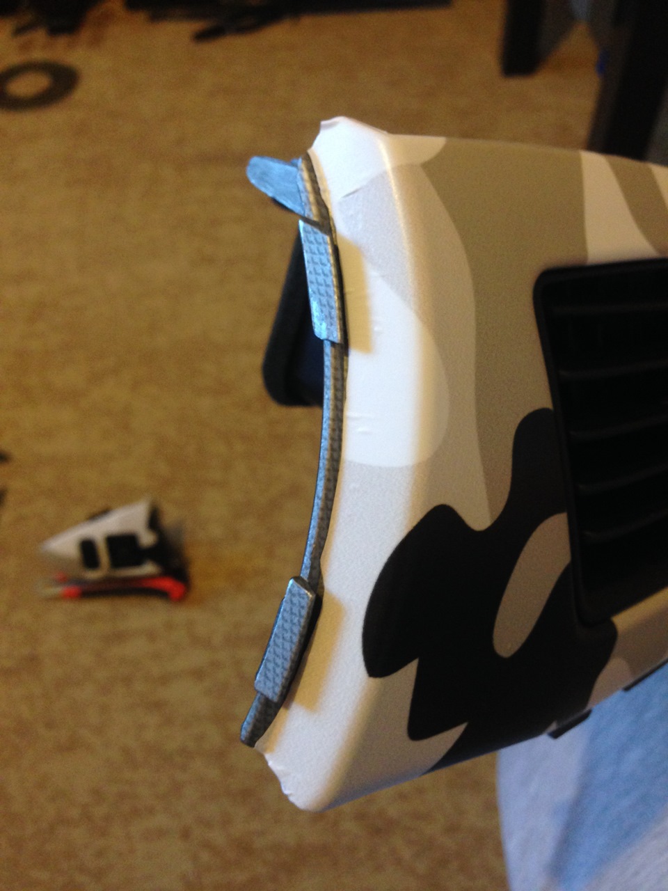 Оклейка винилом панели торпеды — Mitsubishi Lancer IX, 2 л, 2007 года ...