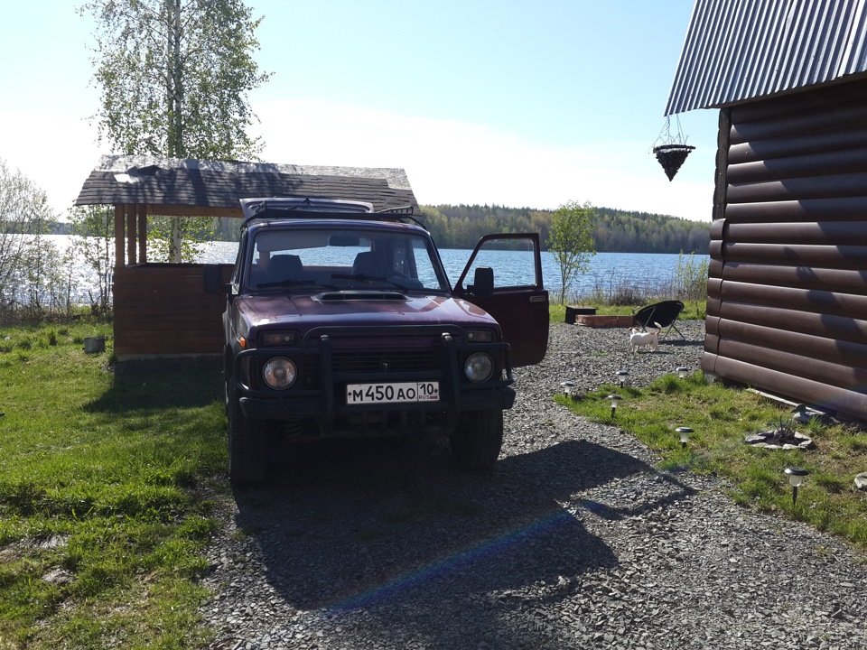 На даче 2 — Lada 4x4 3D, 1,7 л, 2002 года | фотография | DRIVE2