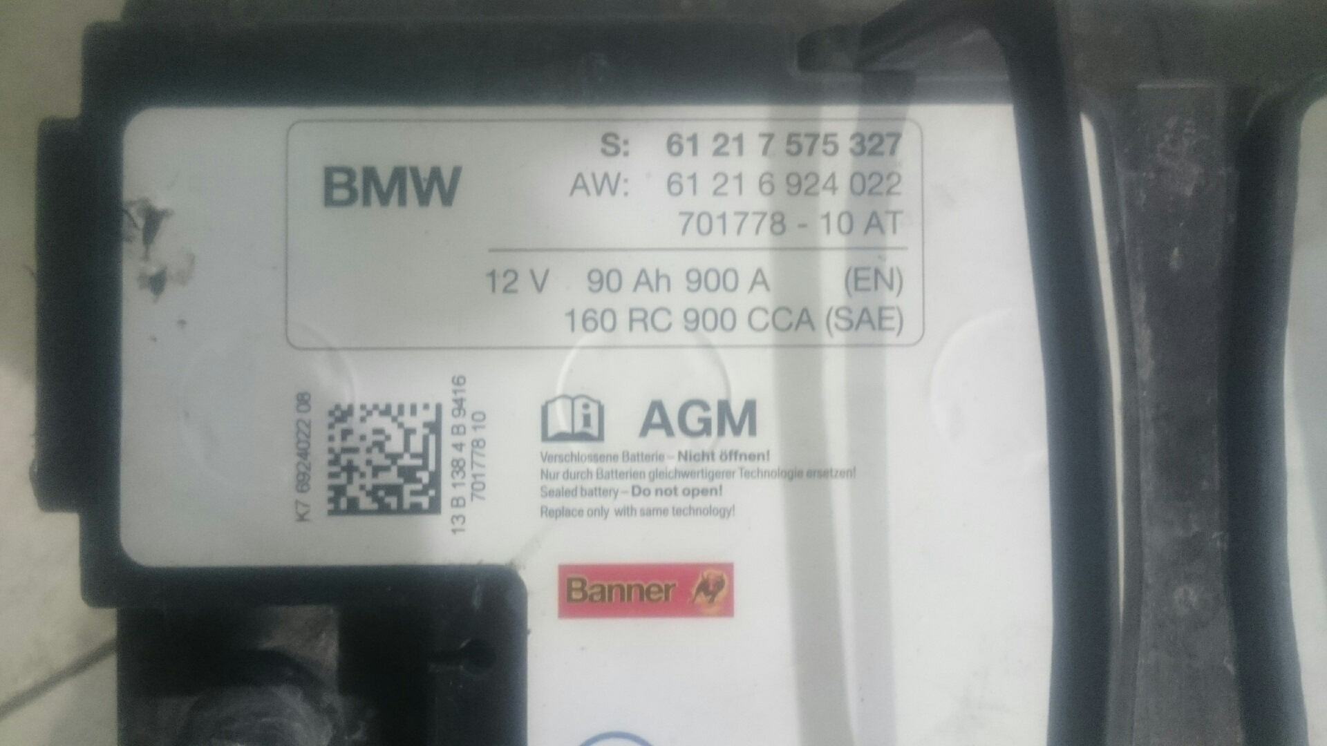 Номер 3.327. 61 21 7 575 327 BMW аккумулятор. S 61 21 7 575 327 АКБ BMW banner. BMW 61 21 7 575 327 AW: 61 21 6 924 022 701778 - 10 at 12 v 90 Ah 900 a a (en) 160 RC 900 cca (SAE) AGM. 61217575327 Аккумулятор.