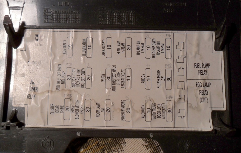 Равон р4 предохранитель прикуривателя где находится Локо Авто.ру