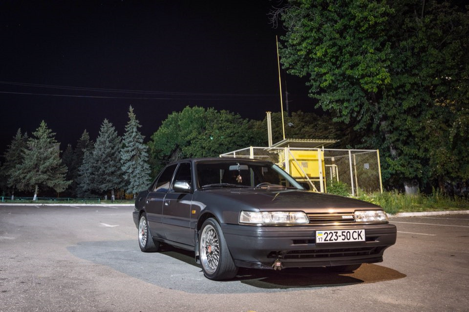 Ночная фотосессия от собрата TYKON — Mazda 626 III (GD), 2 л, 1992 года ...