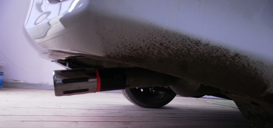 Блог № 23 Насадка на глушитель — Toyota Corolla (140/150), 1,6 л, 2012 ...
