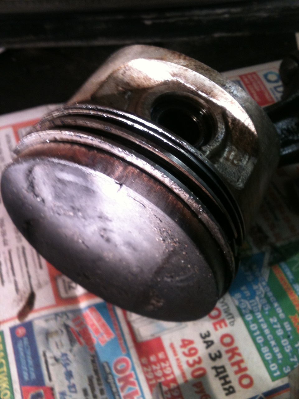 Порвался ГРМ, загнуло клапана, капитальный ремонт двигателя ВАЗ 2112 ...