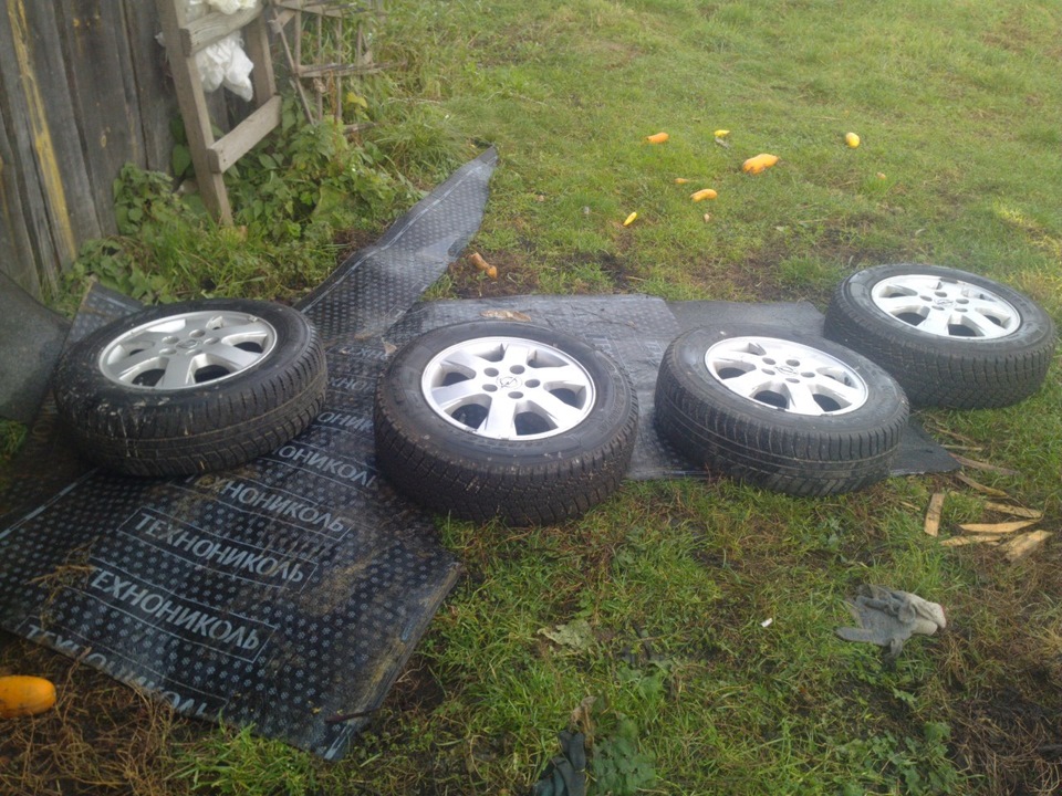 Продам комплект литых дисков с зимней резиной опель вектра б — Opel ...