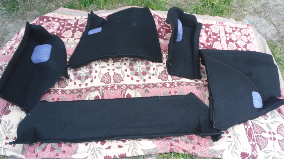 Перетяжка багажника карпетом — Daewoo Lanos, 1,5 л, 2002 года ...