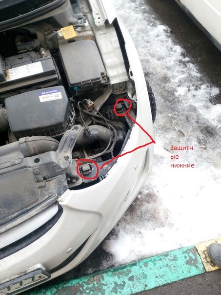 Как снять фару элантра Замена лампочек ближнего света - Hyundai Elantra (5G), 1,6 л, 2013 года электрон