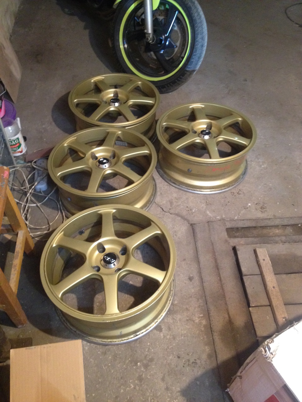 Advan Avs Model 6 R17 7' 4x114,3 — KIA Cerato (1G), 1,6 л, 2007 года ...