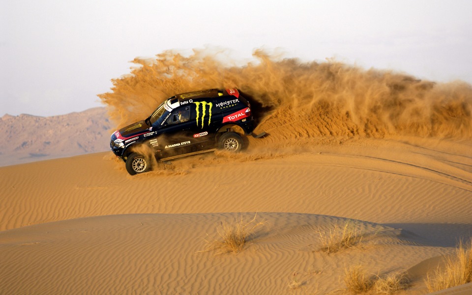 Rally Dakar пустыня