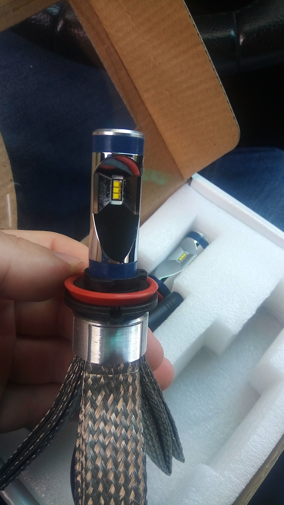 Светодиодные лампы sho me g7в ближний свет — Toyota Camry (XV50), 2,5 л ...