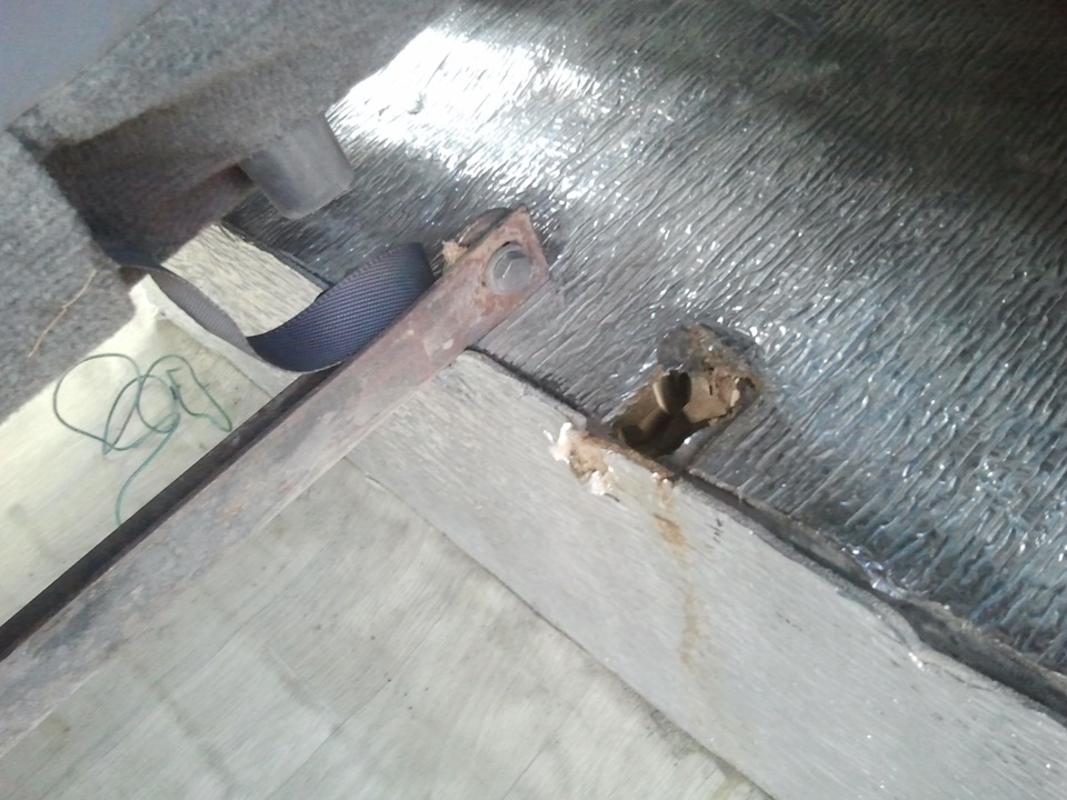 переделка креплений задней сидушки — УАЗ 469, 2,5 л., 1986 года ...