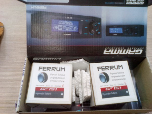 Ручки печки на солярис от Gamma Ferrum — Hyundai Solaris, 1,6 л, 2012 ...