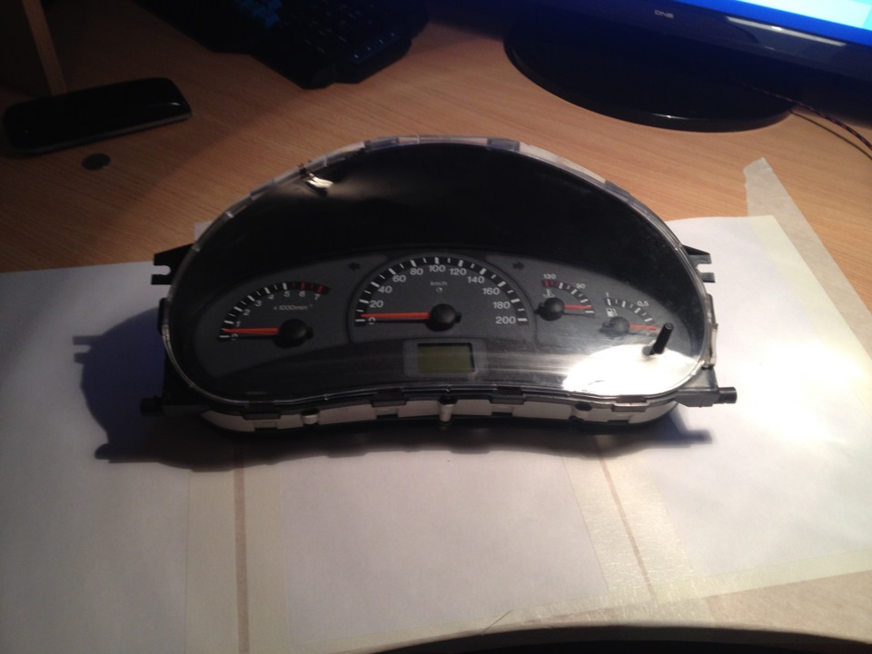 Перепайка подсветки приборки и тонировка… — Lada 21104, 1,6 л, 2006 ...