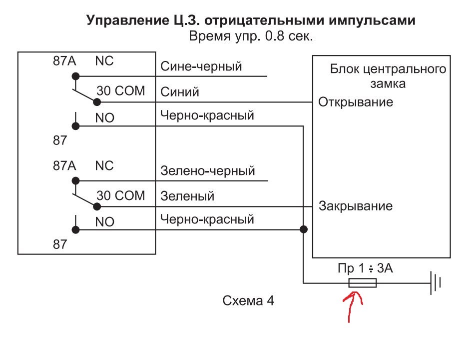 Схема установки сигнализации томагавк 9030