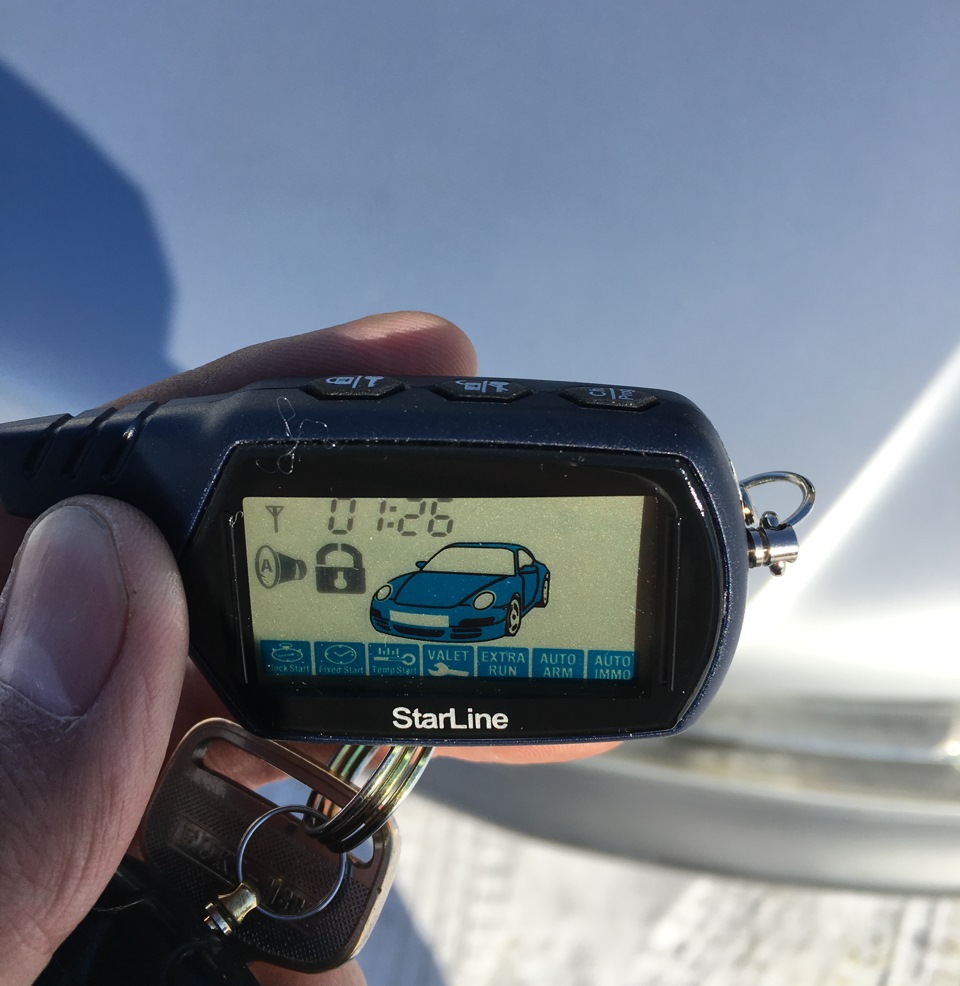 Замена брелка сигнализации — Toyota Carina (7G), 2 л, 1998 года ...