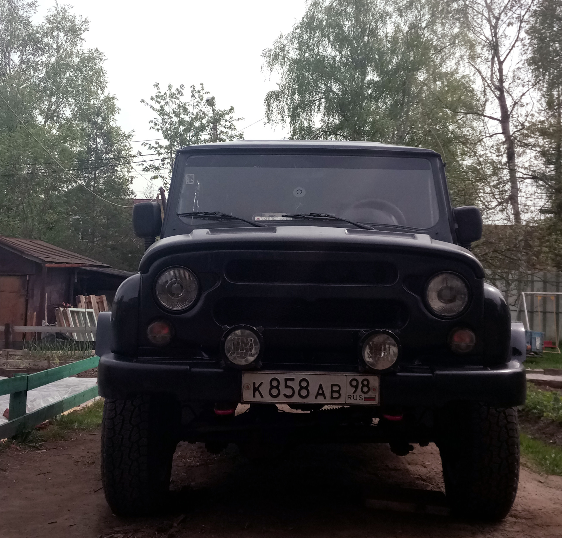 Бампера, клюшки, бушвакеры… колхоз бюджетный — УАЗ 315195 Hunter, 2,4 л ...