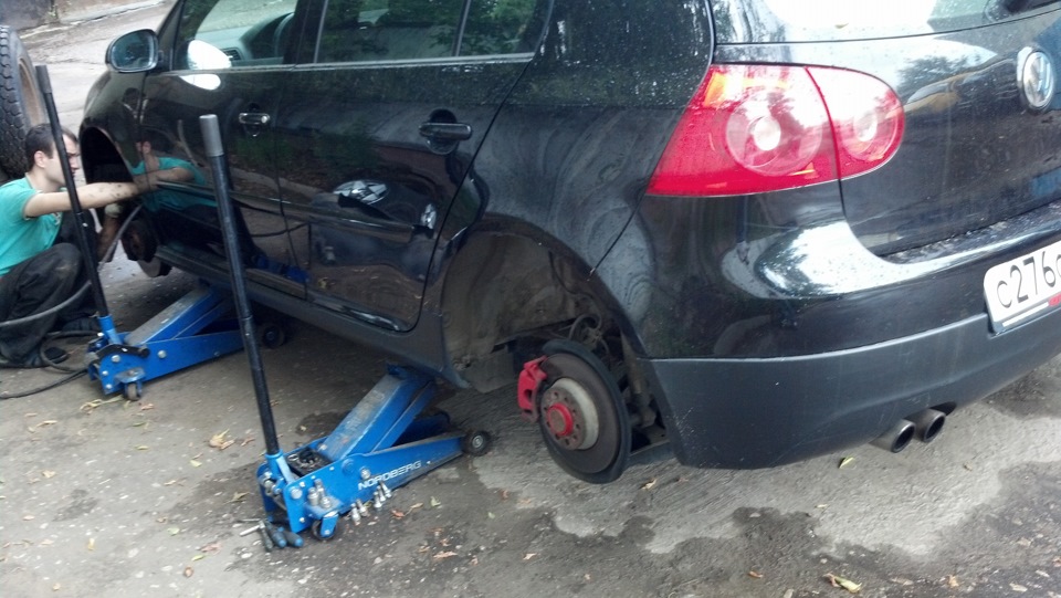 Жидкие подкрылки — Volkswagen Golf GTI Mk5, 2 л, 2007 года | автозвук ...