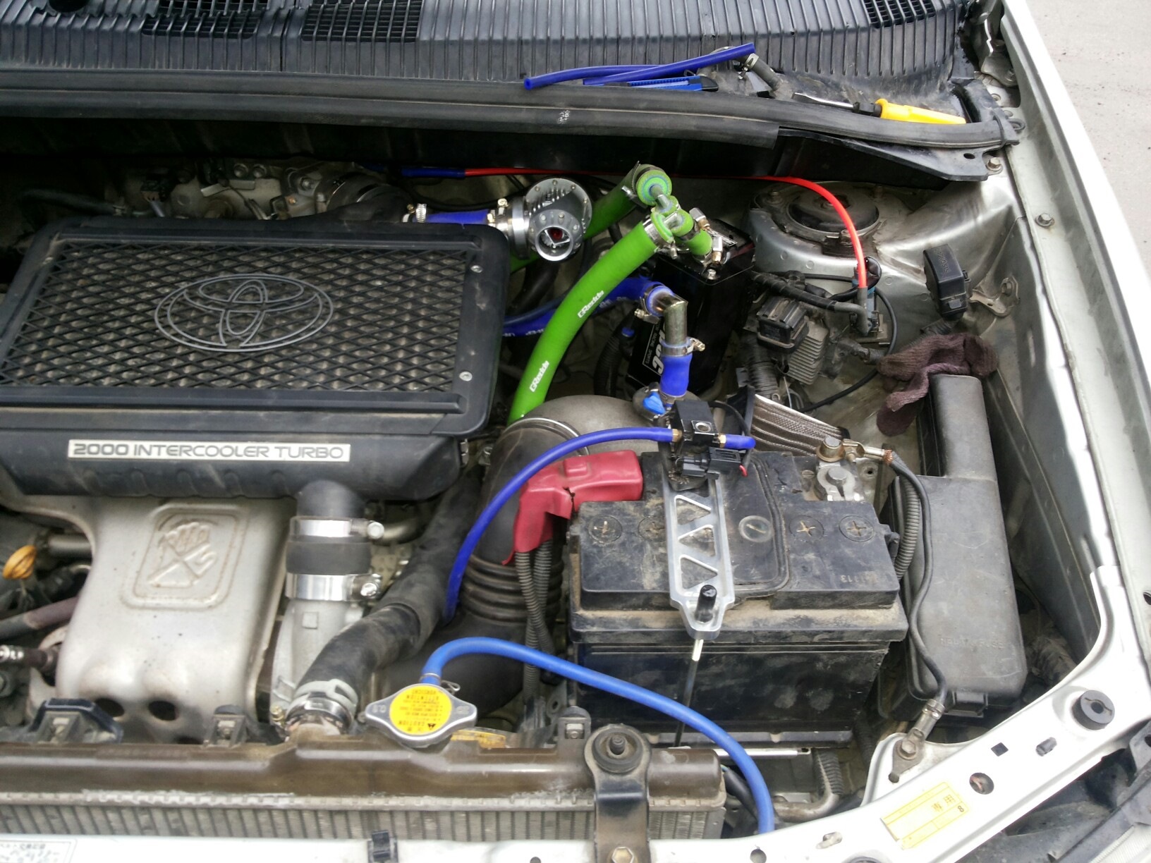 Установка буст контроллера на SXM — Toyota Ipsum (10), 2 л, 1998 года ...