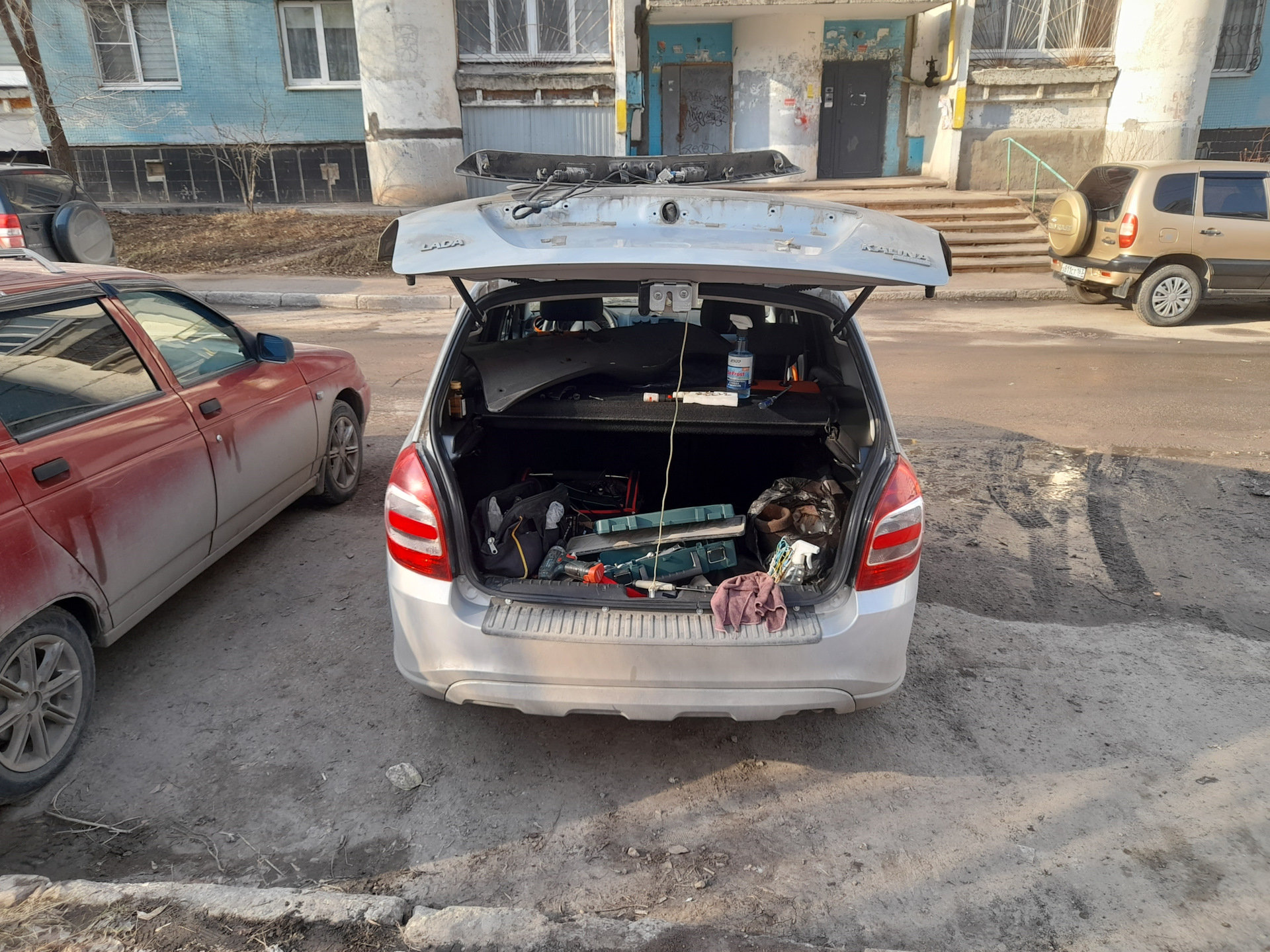 Лечение оспы. — Lada Kalina Cross, 1,6 л, 2015 года | своими руками ...